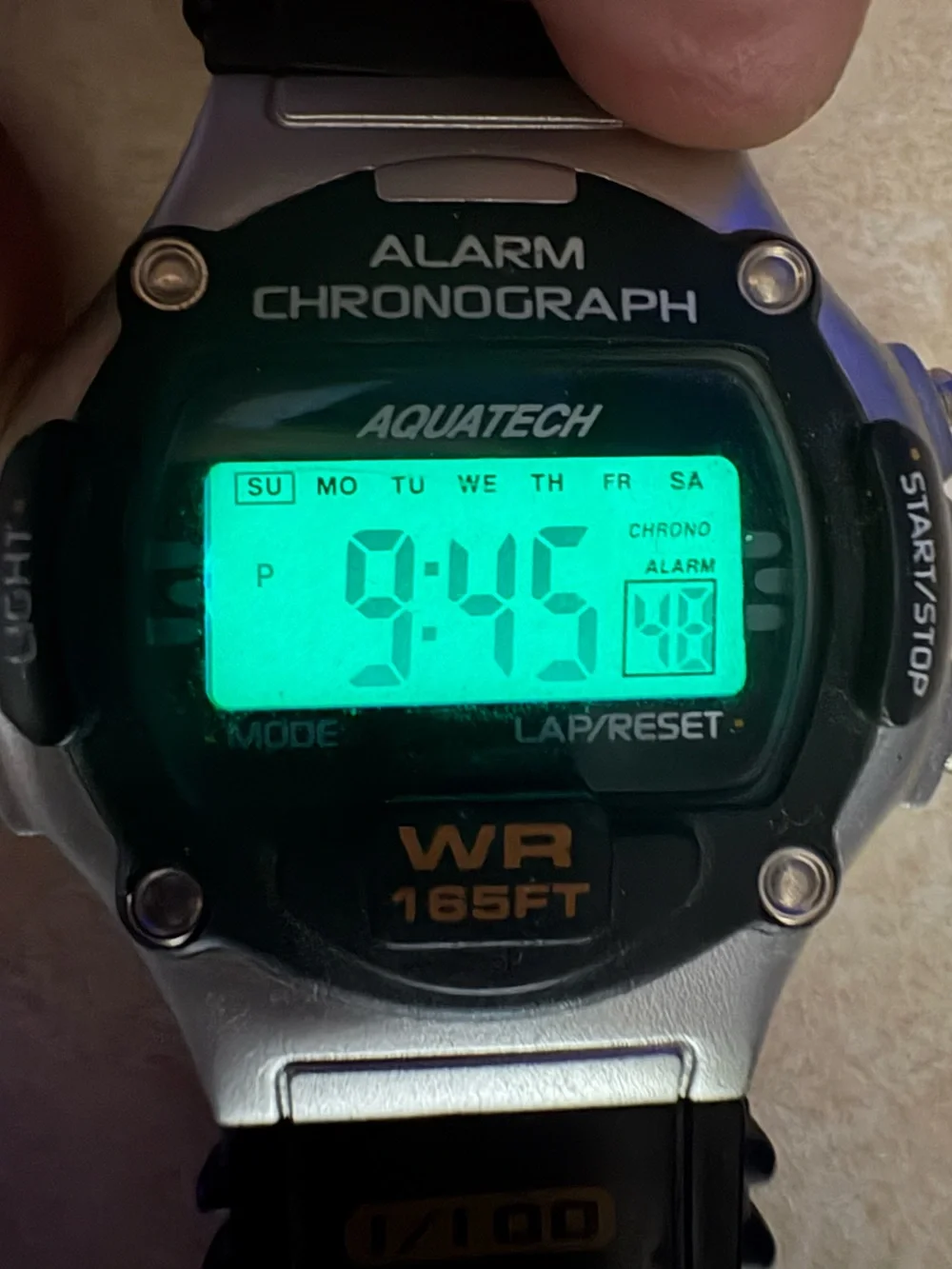 Aquatech digital alarm